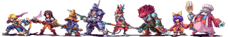 Illustration for article titled JRPG Characters Look So Good As 2D Sprites